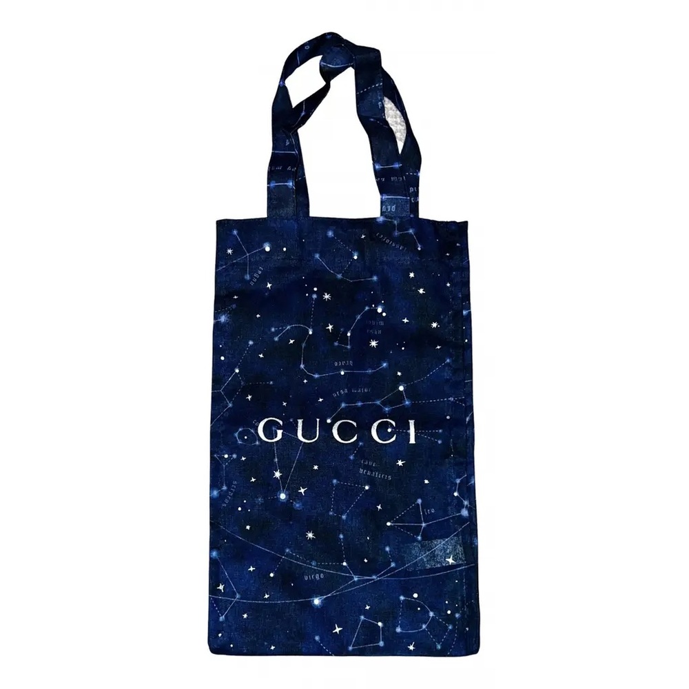 GUCCI NWOT Special Edition Navy Constellation Canvas Tote